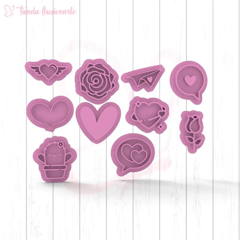 Sellos San Valentín x10